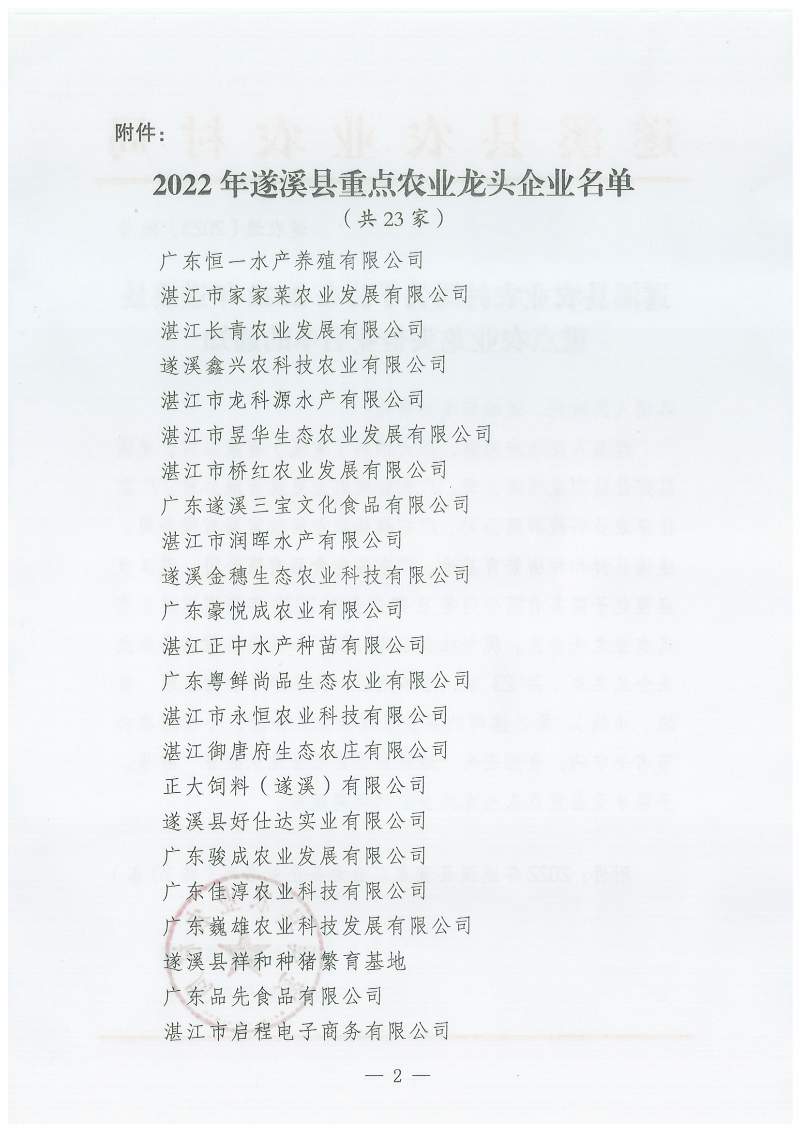 遂溪縣農(nóng)業(yè)農(nóng)村局關(guān)于公布2022年遂溪縣重點農(nóng)業(yè)龍頭企業(yè)名單的通知_01(1).png