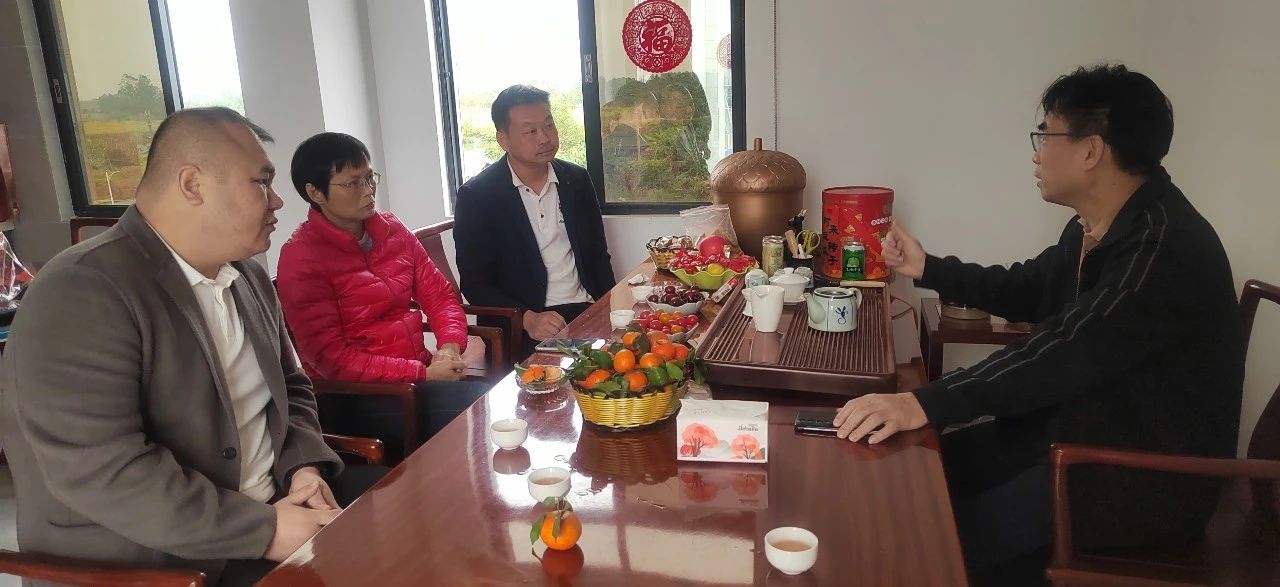 陳林英新春走訪企業家代表