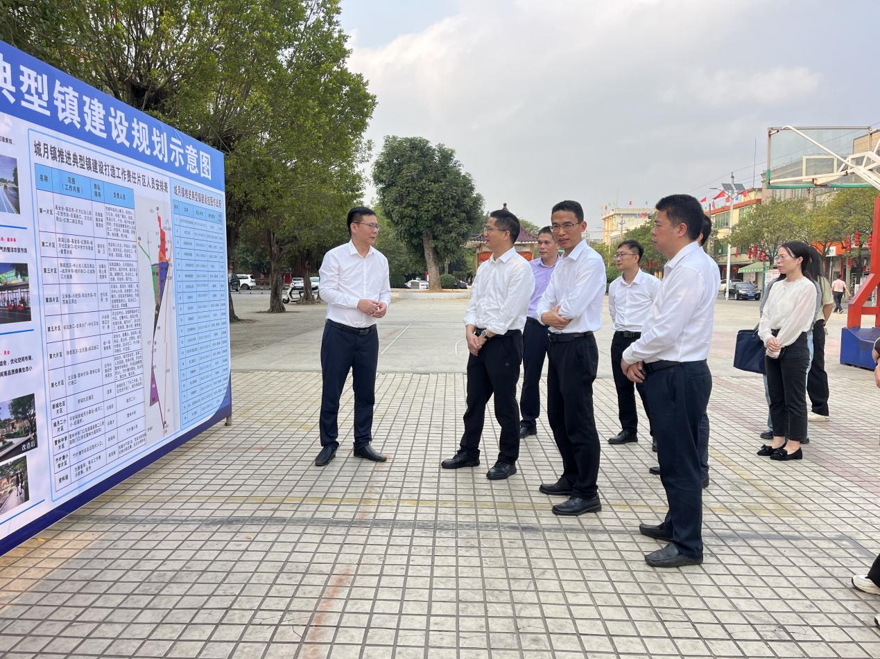 遂溪縣委書記駱華慶帶隊到城月鎮開展調研指導“百千萬工程”典型鎮村培育工作