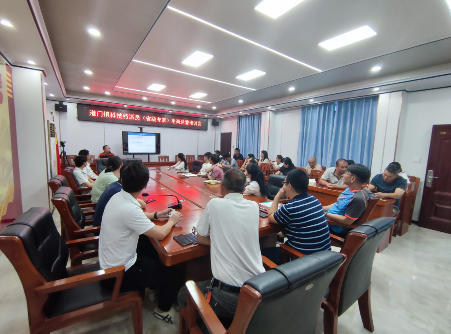 科技賦能  振興鄉村——港門鎮舉辦電商運營與智慧農業專題培訓