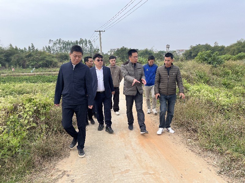圖2：駐鎮工作隊會同華南農業大學、廣州鐵路職業技術學院專家開展花生種植實地教學.jpg