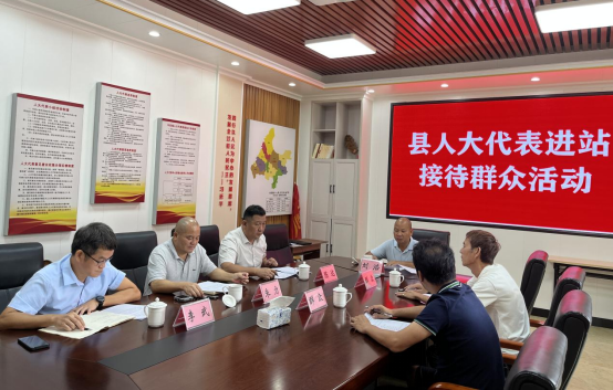 朱力到樂民鎮人大代表中心聯絡站開展接待群眾活動