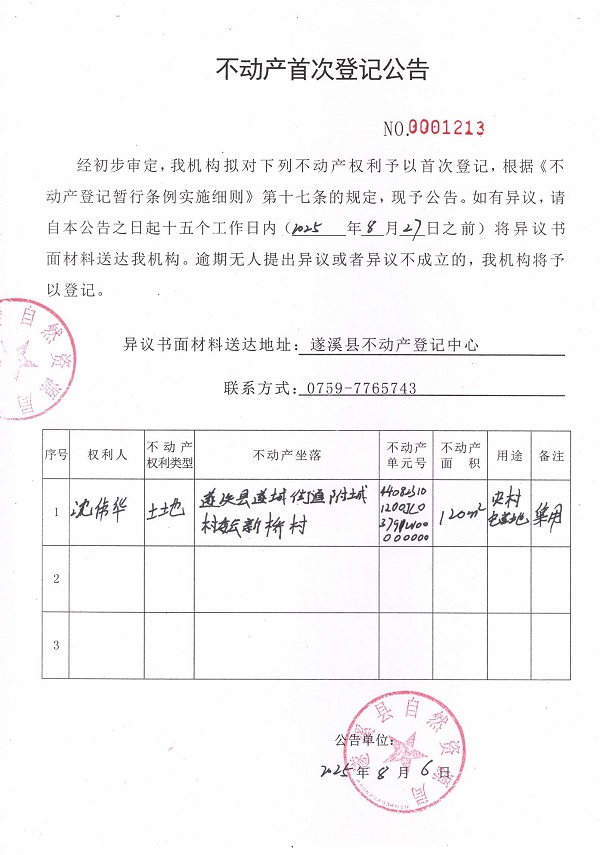 不動產首次登記公告（沈偉華）.jpg